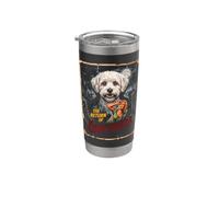 Conte Barkula Halloween Retro Vampiro Cane Bicchiere termico in acciaio inox doppia parete