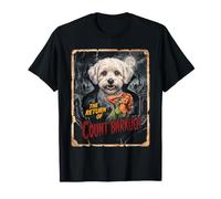 Conte Barkula Halloween Retro Vampiro Cane Maglietta