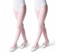 Conte elegant Collant Bambina BALLET 70 DEN 2-Pack - Pantacollant Opachi in Microfibra 3D per Danza Classica e Ginnastica Artistica - Vita Elastica e Cuciture Piatte, Perfetti per Scuola e Spettacoli