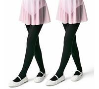 Conte elegant Collant Bambina BALLET 70 DEN 2-Pack - Pantacollant Opachi in Microfibra 3D per Danza Classica e Ginnastica Artistica - Vita Elastica e Cuciture Piatte, Perfetti per Scuola e Spettacoli