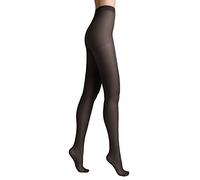 Conte elegant NUANCE 15 DEN Collant in Seta Opaca da Donna - Collant Sottile Rinforzato - Calze da Donna Estremamente Elastico - Taglia 5 - Nero