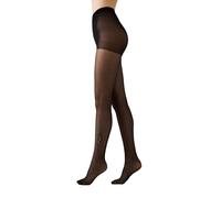 Conte elegant Sheen 20 den Collant da Donna con Applicazione Cristalli e Flock Velati Elastici con Tassello in Cotone Alla Moda Serata, Nero, 4