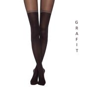 Conte Impressionanti collant trasparenti calze imitazione grafite nere 20 den