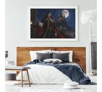Conte Vampiro Gotico Dracula Vittoriano Puzzle 1000 Pezzi, Gioco da Tavolo