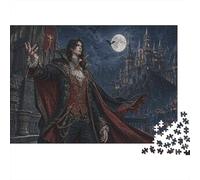 Conte Vampiro Gotico Dracula Vittoriano Puzzle 1000 Pezzi, Gioco da Tavolo