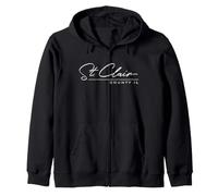 Contea di St. Clair, Illinois (Il) Felpa con Cappuccio