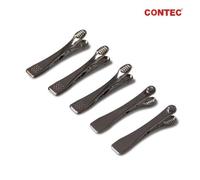 CONTEC 5 pezzi Clip in metallo per ECG in ottone nichelato cavo ECG veterinario
