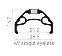 Contec Cerchione Exit Master 27.5´´ 21 Mm Black