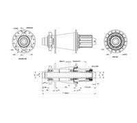 Contec Mozzo Posteriore M.core 6b Disc Boost Shimano Micro Spline Black