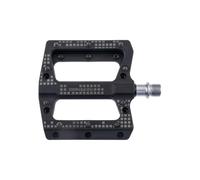CONTEC Pedali bici Duster Flat Pedale Alluminio CrMo Pin MTB Trail Ergonomici Nero Coppia