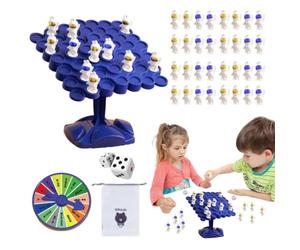 Conteggio degli alberi di equilibrio degli astronauti, gioco da tavolo di equilibrio | Gioco di puzzle da tavolo astronauta - Gioco da tavolo bilanciato a due giocatori, matematica per ragazzi e