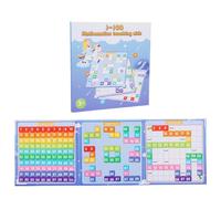 Conteggio di centinaia di tavoli quadrati - Math Learning Board per bambini, aiuti per la formazione numerica per bambini, sviluppo delle competenze in ttraenti strumenti aritmetici per giova