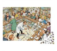 Conteggio pillole Stockholm Apotek Puzzle in Legno Impermeabile Puzzles Da 1000 Pezzi Regali Per Adulti Divertenti Per Decorazioni Domestiche