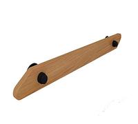 Contemporaneo Maniglia in Legno per Le Scale, Maniglia per Scale Kit Completo - Supporto a Parete a Ferrovia Dritta Banister - Palco per Le Scale, Rimodellazione, Stairwell/140Cm (55 Inch)