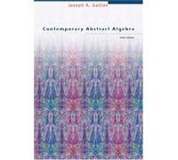 Contemporary Abstract Algebra.