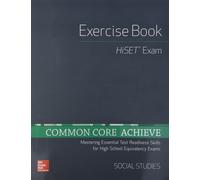Contemporary Common Core Achieve, Hiset Exercise Book Social Studies (Tascabile)