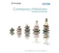Contemporary Mathematics for Business and Consumers