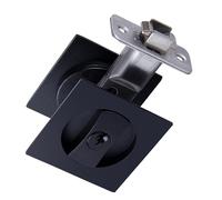 Contemporary Pocket Door Hardware Featuring Privacy Locks Latches Interior Sliding Easy to Use for Square Adjustable Pocket Door Latches