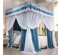 Contemporary Princess-Style Bed Canopy,Mosquito Net for Full Beds,Softly Draped Look (150 * 200cm-59 * 78.7in)
