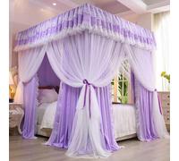 Contemporary Princess-Style Bed Canopy,Mosquito Net for Full Beds,Softly Draped Look (180 * 200cm-70.9 * 78.7in)