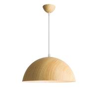 Contemporary Style Pendant Chandelier Lamp Home Decoration Dome Light Shade Retro Lighting Fixture E27 Hanging Lamp(Natural,35cm)