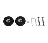 Contencinty 2set 55 x 18 mm valigia/ruote di ricambio per pattini in linea da esterno, colore nero