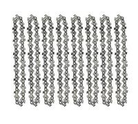 Contencinty 8 pezzi da 10,2 cm mini catena in acciaio per motosega elettrica potatura sega accessorio giardino strumento di ricambio