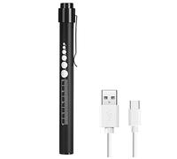 Contencinty Penna ricaricabile a penna con indicatore di pupilla LED Penlights USB ricaricabile Penlight Regali per infermieri infermieristica studente