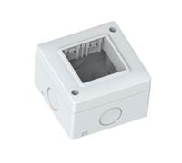 CONTENITORE 2 POSTI GRIGIO VP42 COMPATIBILE VIMAR PLANA VP42-CN-ECO27333 ECOVA