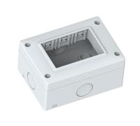 CONTENITORE 3 POSTI GRIGIO VP42 COMPATIBILE VIMAR PLANA VP42-CN-ECO27334 ECOVA