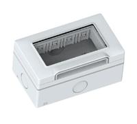CONTENITORE 4 POSTI PROTETTO IP55 GRIGIO VP42 COMPATIBILE VIMAR PLANA VP42-CP-ECO27340 ECOVA