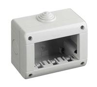 Contenitore a 3 moduli grigio per frutti serie Matix IP40 BTicino