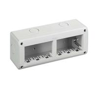 Contenitore a 6 moduli grigio per frutti serie Matix IP40 BTicino