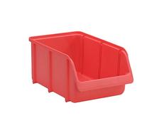 Contenitore a bocca di lupo in PP, misura 4 rosso