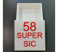 Contenitore a Forma Quadrata con Incisione Personalizzabile in Materiale PLA