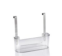 CONTENITORE A MURO DA APPENDERE PER BAGNO UFFICIO CUCINA ORGANIZER TRASPARENTE