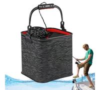 Contenitore a secchiello da 13 litri | Acqua Contenitore Pieghevole per Fiumi Barca Laghi Acqua Laghi Esterni Backpacking Principianti Padre Uomini Papà Donne