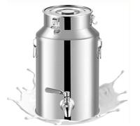 Contenitore Acciaio Inox Per Olio Con Rubinetto 201 Latta Per Olio Distributore Di Bevande for Conservare Liquidi e Solidi,Capacity-14Liters
