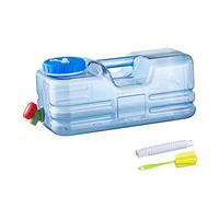 Contenitore acqua campeggio 10L con rubinetto - secchio d'acqua portatile per esterno, serbatoio di stoccaggio, grado alimentare per picnic, campeggio, escursioni ed emergenze