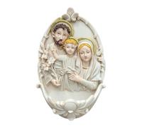 Contenitore Acqua Santa Decorazioni religiose a in resina 3D d'arte | Acquasantiere per la casa Per interni, feste, compleanno, festa, uffici, casa, stanza, porta, finestra, albero, scuola