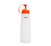Contenitore Alimenti Condimento Bottiglia Pot Spremere plastica Bilancia Bottiglia Spremere Cucina Cucina , da e bar (D, One Size)