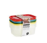 CONTENITORE ALIMENTI - conf. 5 pz. mm. 203x137xh.64 - mil 850