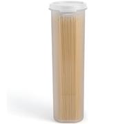 Contenitore alto trasparente per spaghetti e pasta, con coperchio. Contenitore multiuso da cucina per dispensa e conservazione degli alimenti per tagliatelle e fagioli, ermetico, a tenuta stagna,