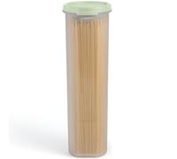 Contenitore alto trasparente per spaghetti e pasta, con coperchio. Contenitore multiuso da cucina per dispensa e conservazione degli alimenti per tagliatelle e fagioli, ermetico, a tenuta stagna,
