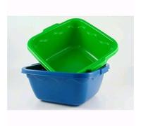 Contenitore Bacinella Quadra 38x37x16cm In Plastica Colori Ass. 1pz 7403
