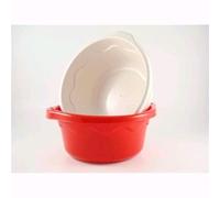 Contenitore Bacinella Tonda Diam 40cm In Plastica Colori Ass. 1pz 7413