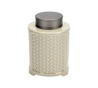 Contenitore Barattolo di latta in ceramica for il tè sfuso, contenitore for il tè, contenitore for il tè, barattolo for il tè, barattolo con doppio coperchio ermetico, 550 ml per la conservazione degl