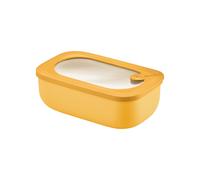 Guzzini - Kitchen Active Design, STORE&MORE BIO, Contenitore Ermetico Rettangolare per Frigo/Freezer/Microonde - Giallo Mango, 20 x12 x h7cm | 900 ml - 171001236