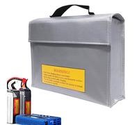 Contenitore batteria a prova di fuoco, borsa per la batteria a prova di fuoco - Controllo di stoccaggio della batteria,Borsa di ricarica portatile resistente all'usura, protettiva per il viaggio