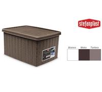 CONTENITORE BAULE BAULETTO MULTIUSO ELEGANCE CM 29x39x21 h DA LT.15